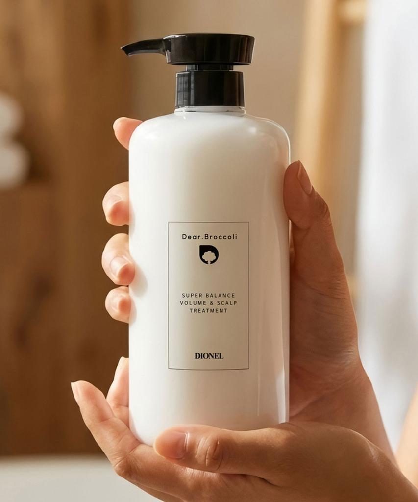 Dear Broccoli Super Balance Volume & Scalp Treatment 750ml (2 bottles)
