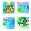 Greedy Frog Eating Bean Toy Frog Snatching Bean Children's Interactive Puzzle Toy Party Game Colorful Beads Children's Toy Adult