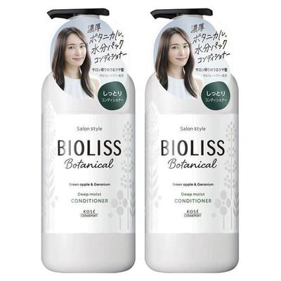 KOSE Violis Botanical Deep Moist Conditioner Зеленое яблоко и герань, 2 шт., 480 мл