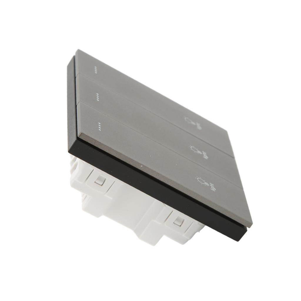 3-клавишный беспроводной интеллектуальный выключатель света WiFi Bluetooth настенный выключатель голосовое управление синхронизацией для приложения TUYA AC