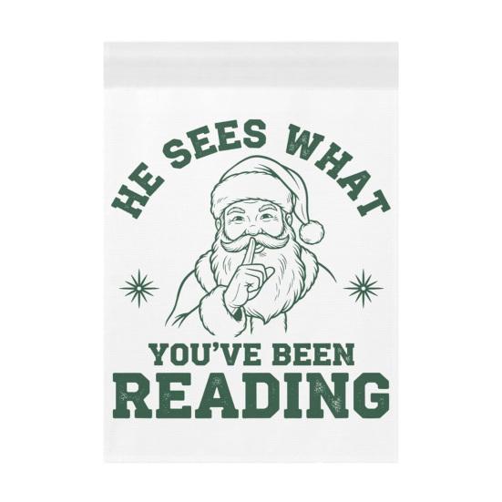 Wait Your Turn Fat Boys Garden Flag Funny Turkey Santa Claus Thanksgiving Christmas Hanging Banner for Outdoor Porch Yard Decor