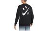 Nike Sweatshirts Men's Black Crew Neck Thickened Regular FB8969-010
