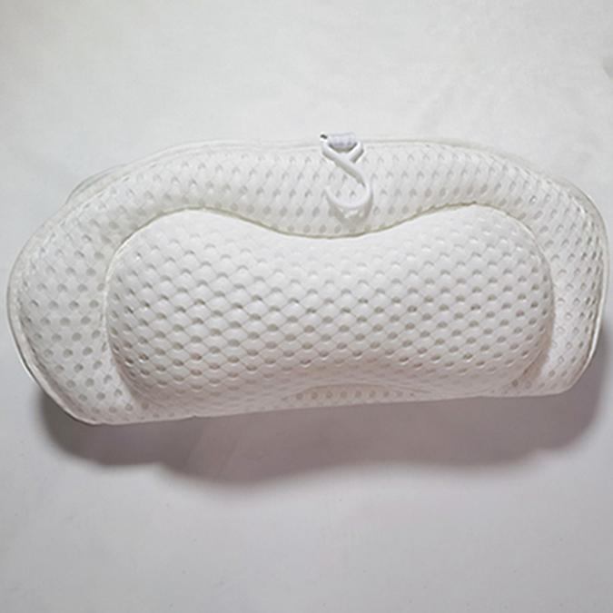 Белая подушка для ванны с бабочкой, подушка для ванной комнаты, 6 присосок, подушка для ванны с крючком