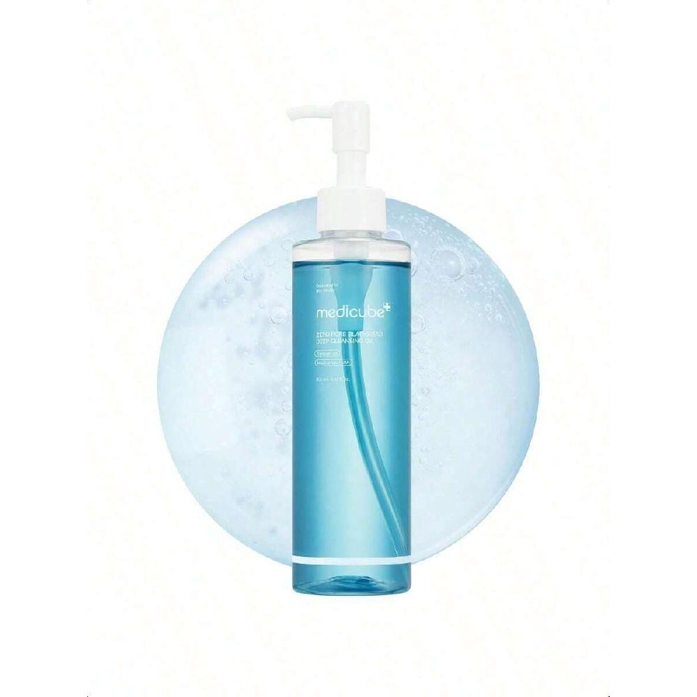 Medicube Zero Pore Blackhead Deep Cleansing Oil 205ml Makeup Remover For All Skin Types, Daily Moisture Facial Cleanser, Low-Irritation