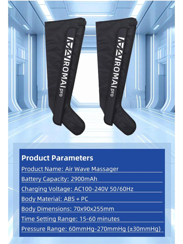 Portable Pneumatic Compression Leg and Foot Device