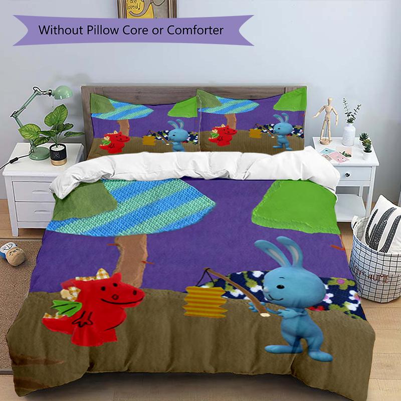 3pcs Dibidoo Bedding Set Duvet Cover Closure Includes 1 Duvet Cover & 2 Pillowcases, Soft and Comfortable for All Seasons.