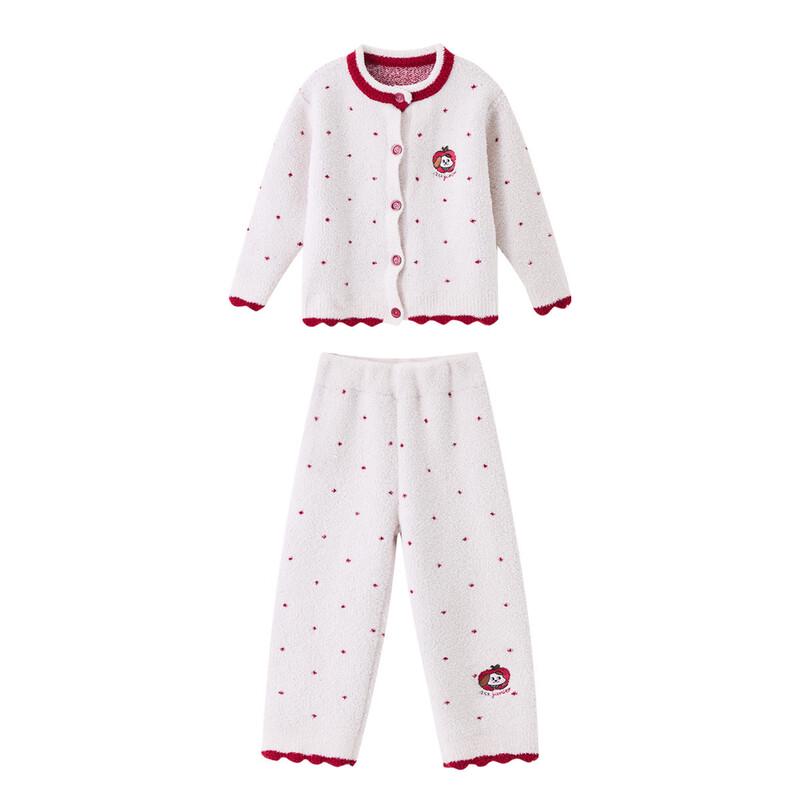 ASK JUNIOR Girls' Plush Loungewear Pajama Set