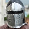 Medieval Knight Barbuta Helmet Magneto-Inspired Wearable Armor Helmet for Cosplay, LARP Display  Epic Gift for Him