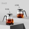 Shangming Thickened Heat-Resistant Glass Teapot with Aluminum Lid