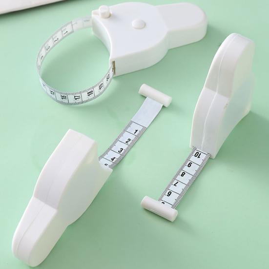 Retractable Tape Measure Dual-Sided Soft Mini Measuring Tape Portable Tailor Sewing Cloth Weight Loss Body Measurement Tape Flexible Ruler Tape