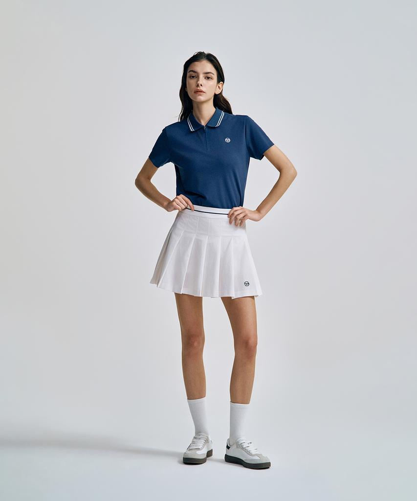 SERGIO TACCHINI W Классическая юбка с широкими складками (белый)