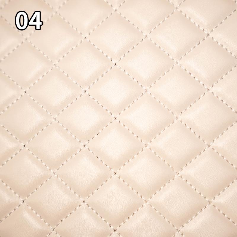 Высококачественная толстая губчатая стеганая искусственная кожа с вышивкой в клетку искусственная искусственная кожаная ткань для обивки мебели автомобиля своими руками