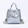 Lingge Chain Bag Backpack Женская новая повседневная модная универсальная маленькая ароматная сумка для мусора