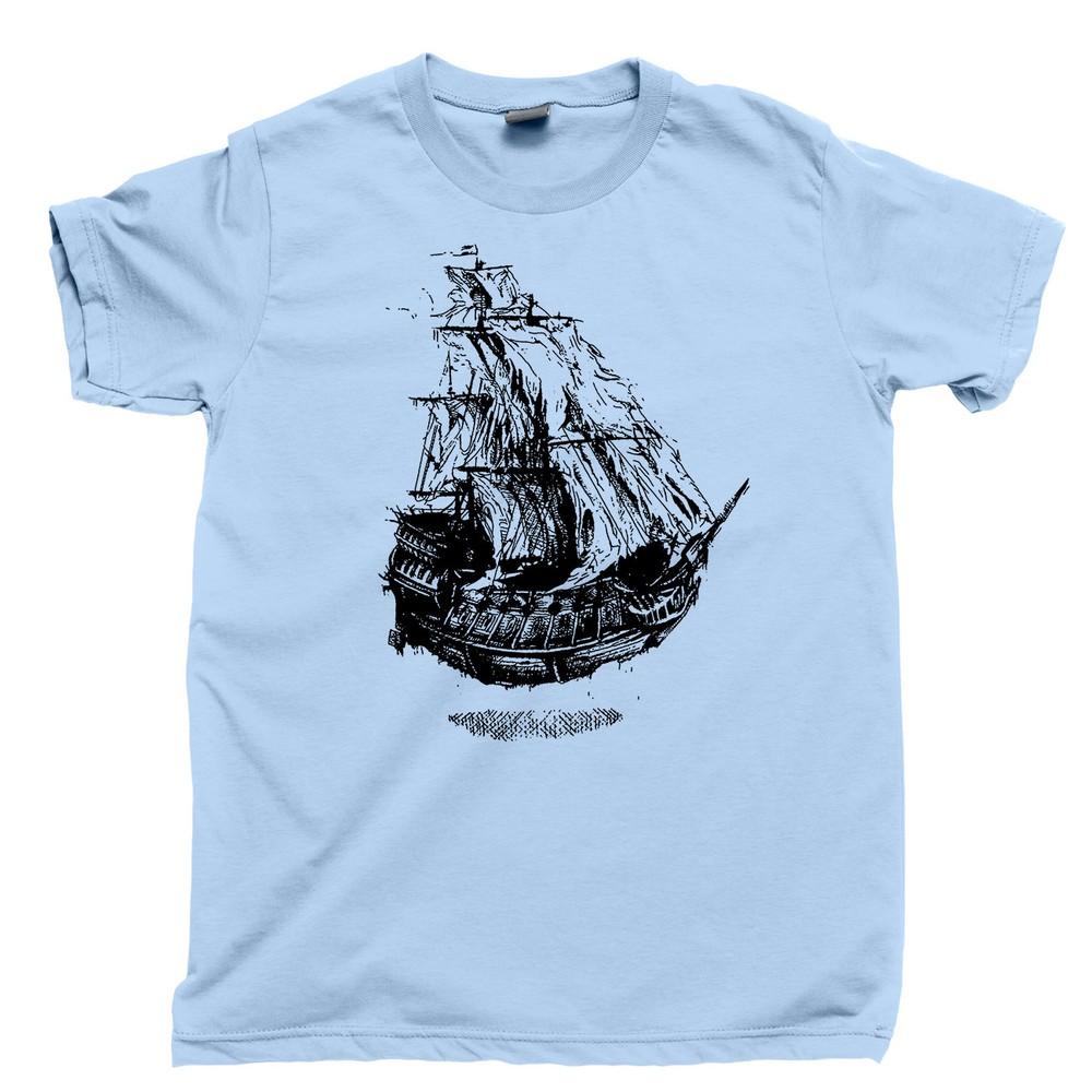 Flying Dutchman T Shirt Davy Jones Locker Shipwreck Sailors Sail Oceans Seas Tee