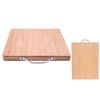 Rectangle Bamboo Chopping Board with Handle Butcher  Chopping Blocks Tool Wooden Tray  Home Use
