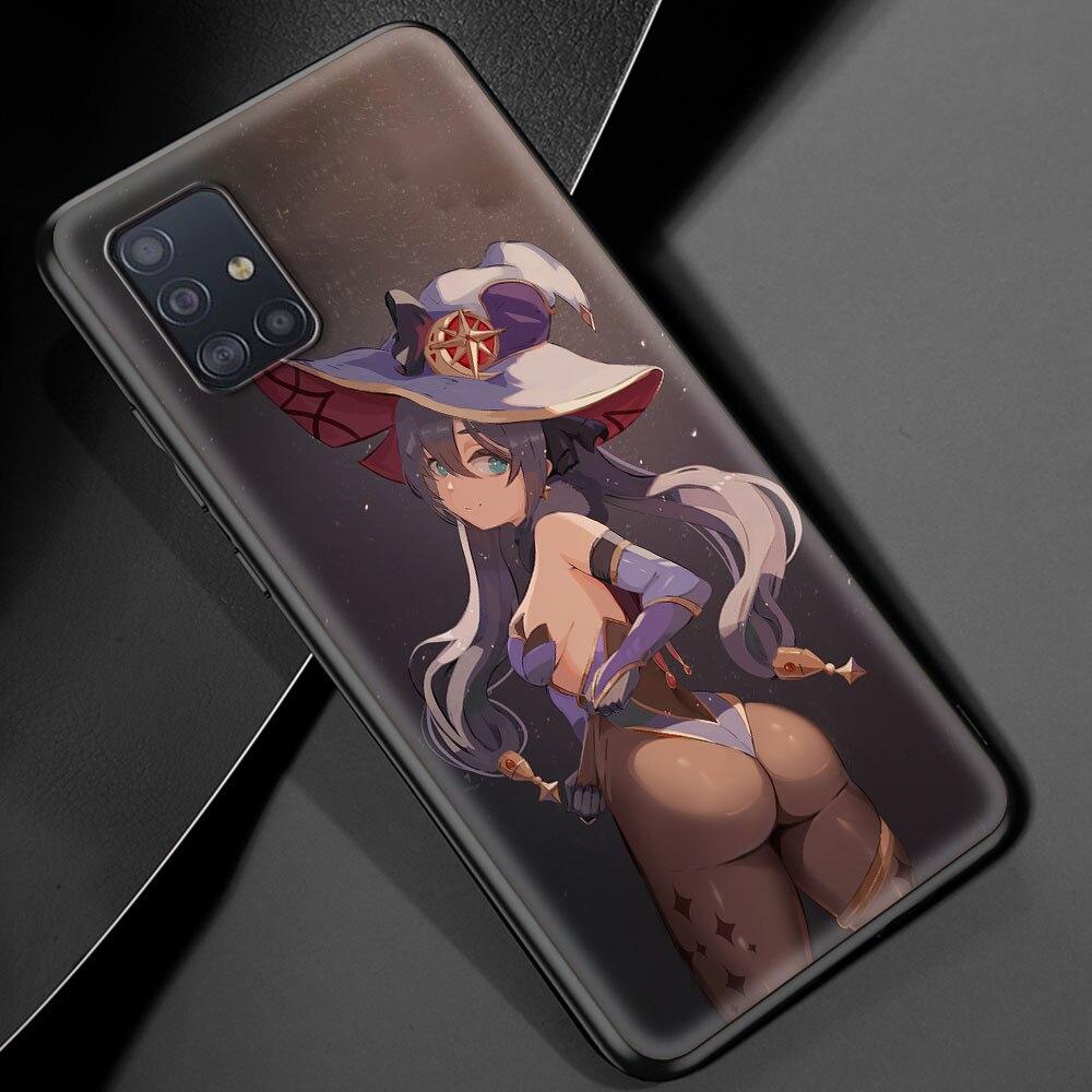 Чехол для телефона Samsung Galaxy A51 A72 A71 A70 A50 A40 A20s A30 A10s A20e A10 A02s A01 Задняя крышка Аниме Хентай Сексуальная Девушка-зайчик