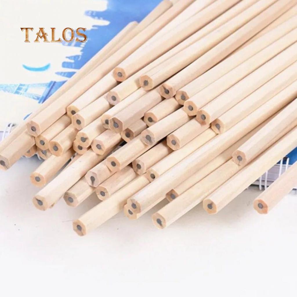 10шт деревянных карандашей HB для обучения рисования, для школы. Толстый стержень карандаша, изготовленный из экологически чистого древесного материала, безопасный и долговечный