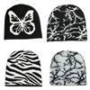 Warm Knitting Cap Hat Y2k Casual Skullies Gift Cold Cap  Men Women