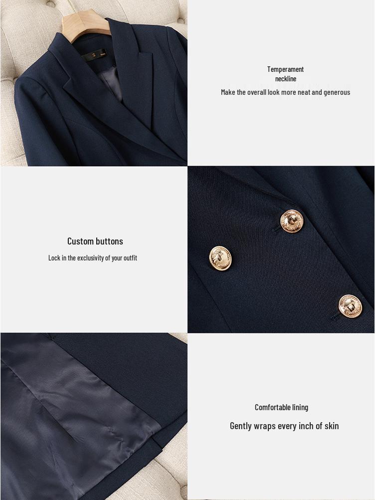 Женский профессиональный костюм класса люкс для администраторов, учителей и сотрудников салонов - Приталенный и модный