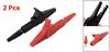 uxcell 1000V 32A Insulated 85mm Long Alligator Clips with 55mm Banana Plugs 4-Pin