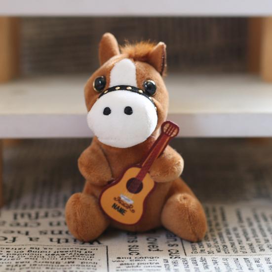 Брелок для ключей в виде куклы в мультяшном стиле, в форме лошади, кукольная фигурка, ключи, рюкзаки, машинки