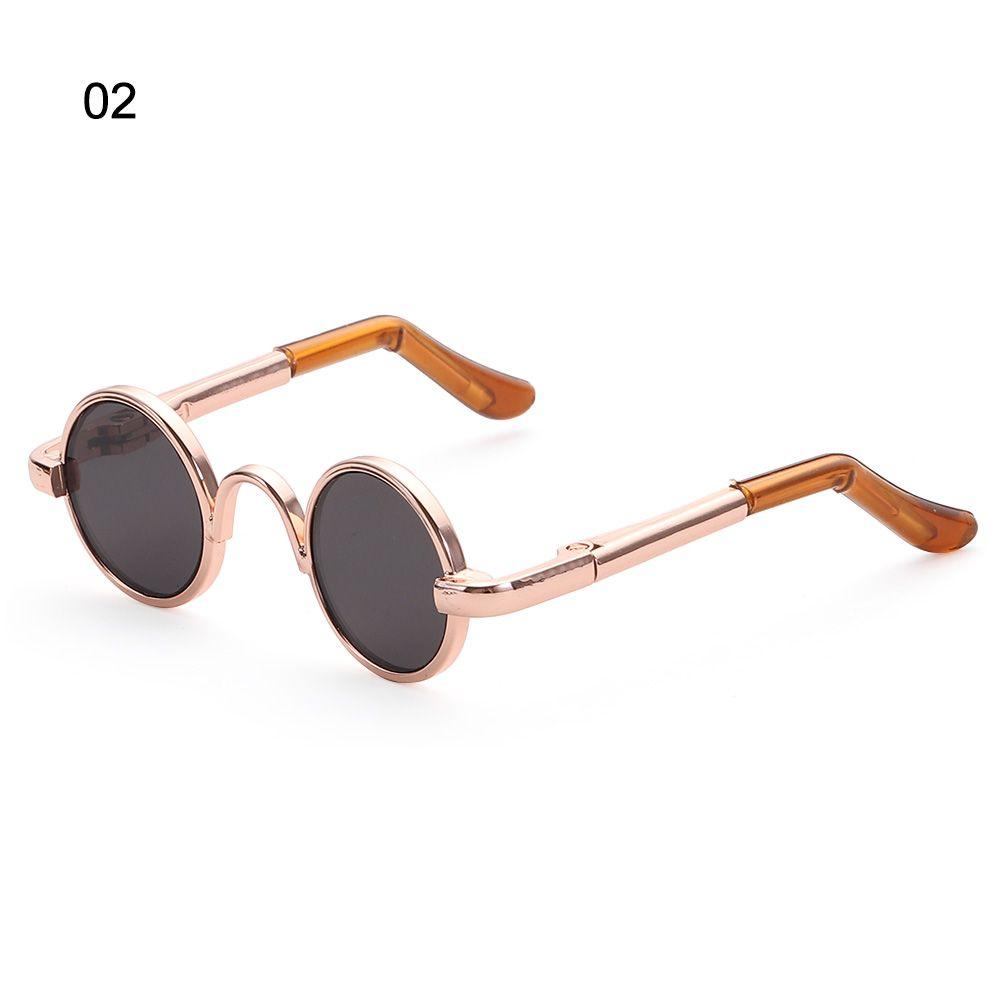 Plush Doll for 1/61/12 BJD Cute Round Frame Glasses Clothes Plush Doll Eyeglasses For 1/4 Dolls