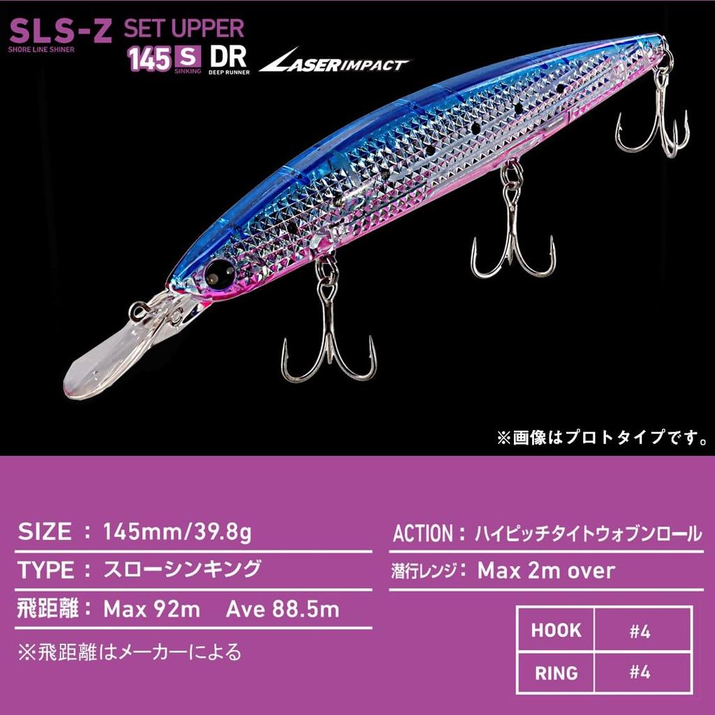 Daiwa Minnow SLZ Set Upper LI Blue Pink Sardine 145SDR-LI