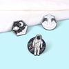 Trendy Minimalist Alloy Brooch In Geometric Astronaut Design For Unisex Fashion