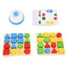 Geometric Puzzle Toy Educational Interactive Blocks Puzzle Brain Teasers Cognitive Toy