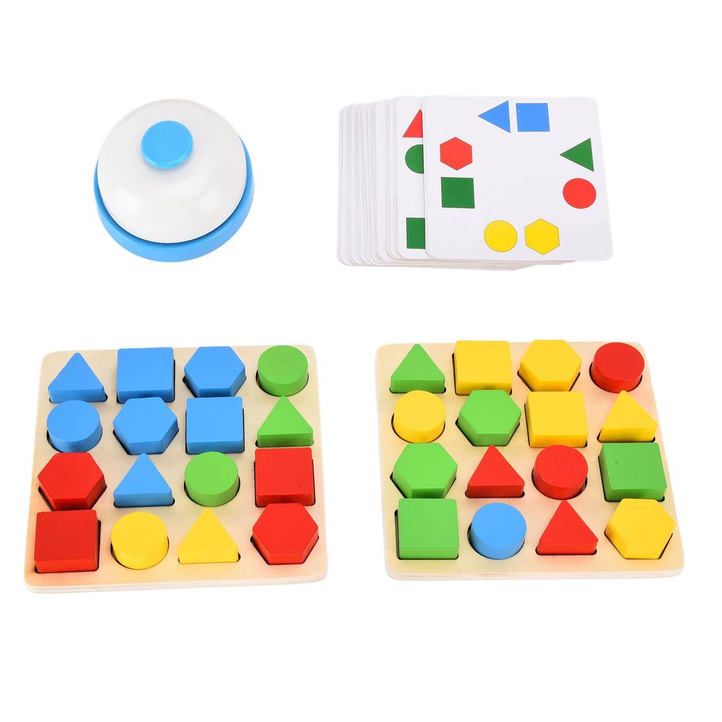 Geometric Puzzle Toy Educational Interactive Blocks Puzzle Brain Teasers Cognitive Toy