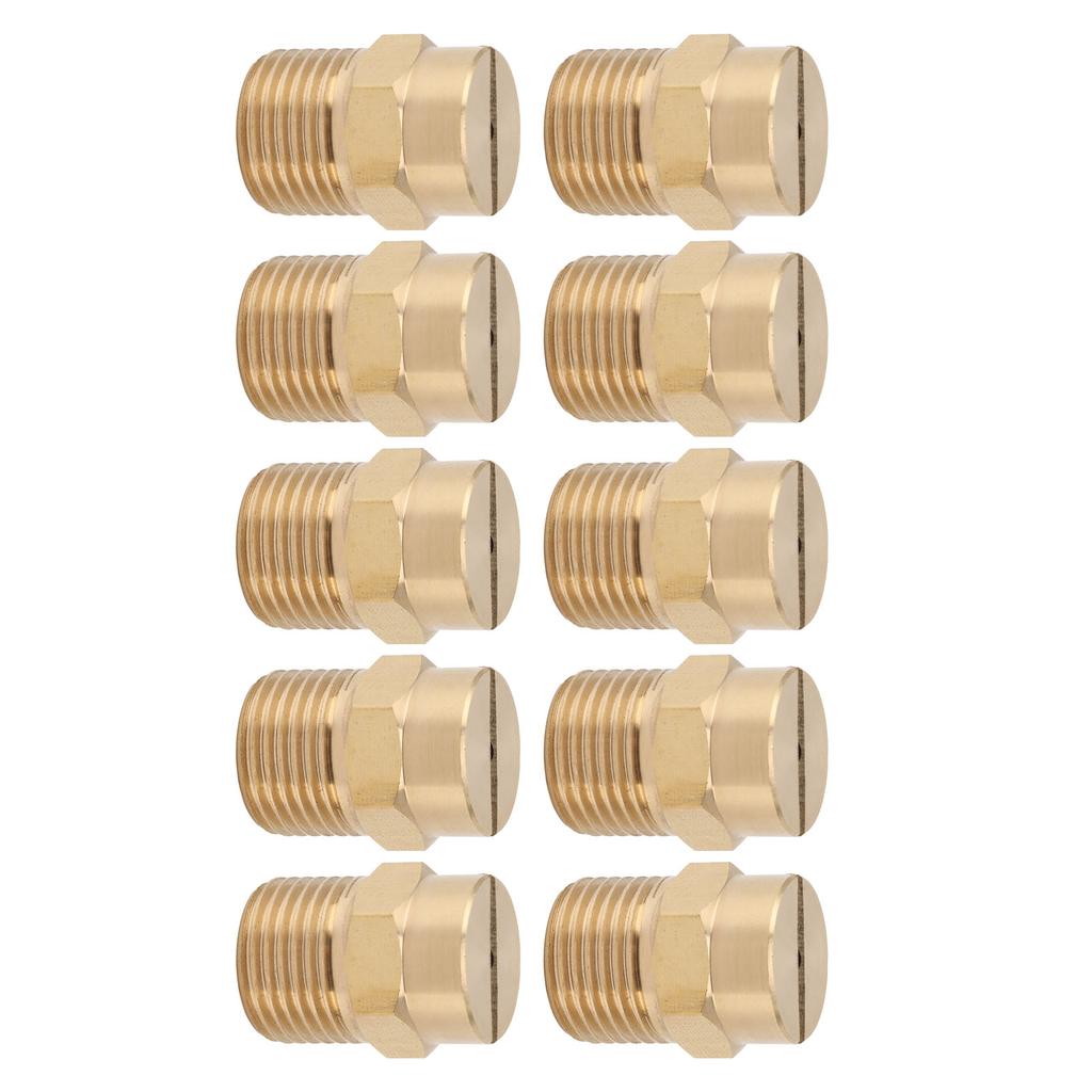 10PCS Directional Slot Nozzle Brass Cooling Misting Rustproof Heat Resistant Water Hose Nozzle for