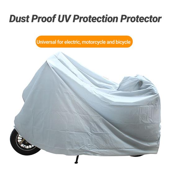 Convenient Motorcycle Protector Dirt-proof Lightweight Easy Carry Anti-ultraviolet PEVA Outdoor Motorcycle Protector Motorbike Accessories