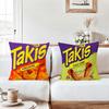 Кукурузные хлопья Закуски T-Takis Наволочка Офисные подушки Подходит для дивана Автомобиля Спальни Декоративная наволочка