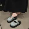 Denim Bag Head Half Slippers, Wearing Summer Muffin Thick Bottom To Increase the Height of Women's Cool Slippers New