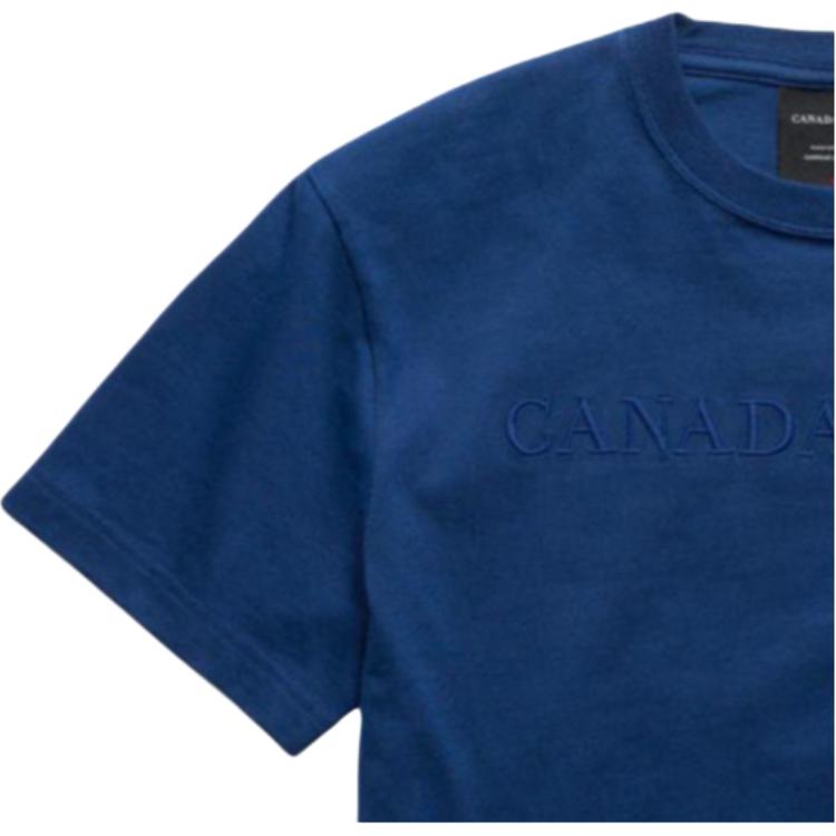 Canada Goose SS26 Summer Collection American Casual Fashion High-End Letter Embroidery Design Comfortable Crew Neck Short Sleeve T-Shirt 1622W1-9841