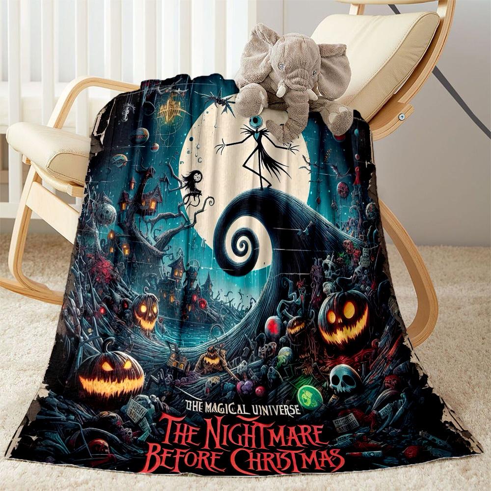 Christmas Nightmare Blanket Soft & Cozy Suitable for Picnics Bed Office Chair for All Seasons Modern Best Holiday Gift for Friends Family