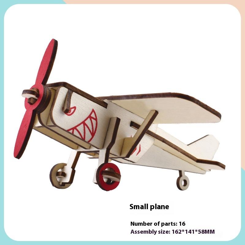 Моделирование Деревянная Игрушка Детская Самодельная Образовательная Сборка 3D Трехмерная Головоломка