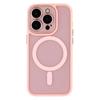 For iPhone 15 Pro Max Back Cover Compatible with MagSafe WANLONFENG QB1 Series PC TPU Shockproof Phone Case
