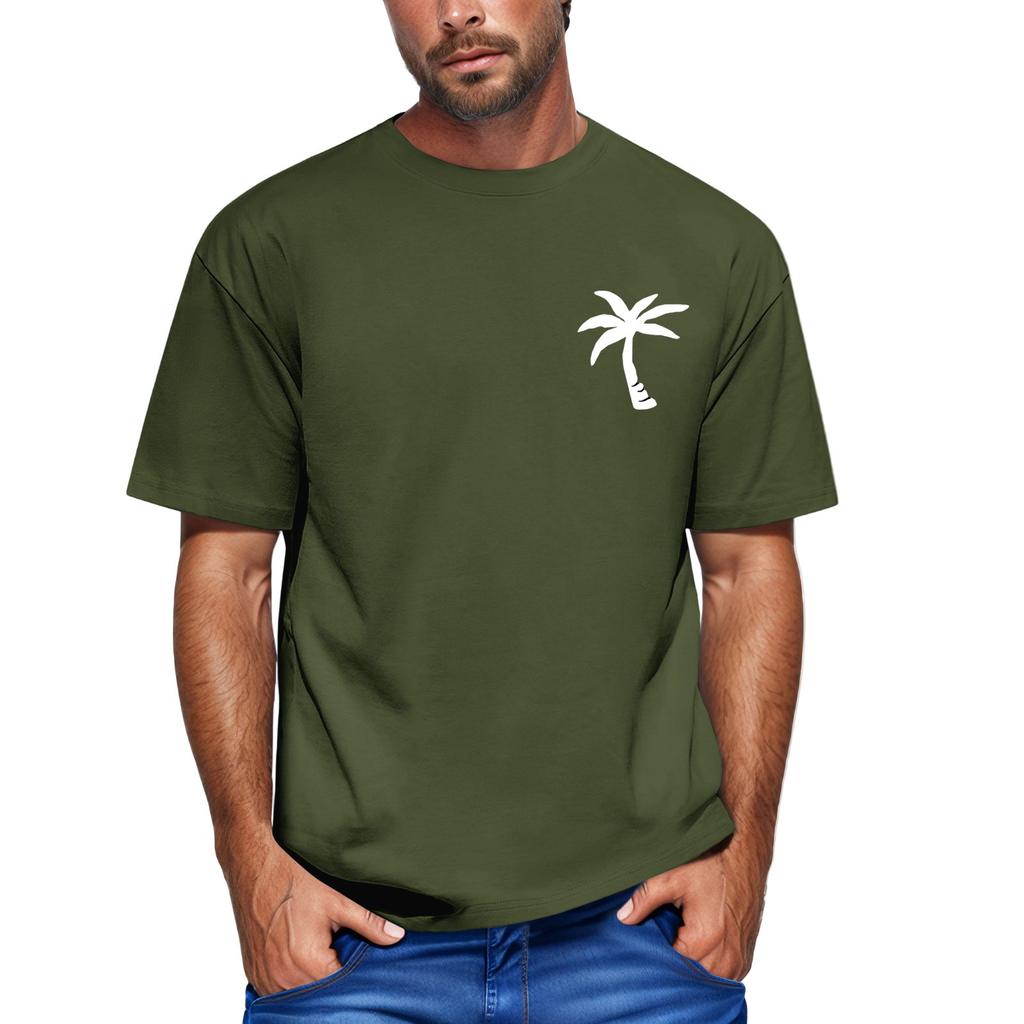 Мужская рубашка с воротником-стойкой и коротким рукавом, свободная рубашка для отдыха и отдыха, мужская