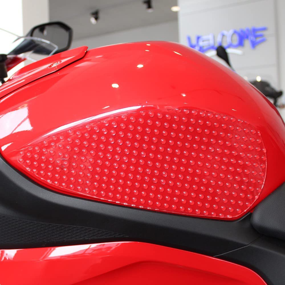 Накладки на бак мотоцикла Samco, черные/прозрачные, левая и правая, комплект, накладки для коленей