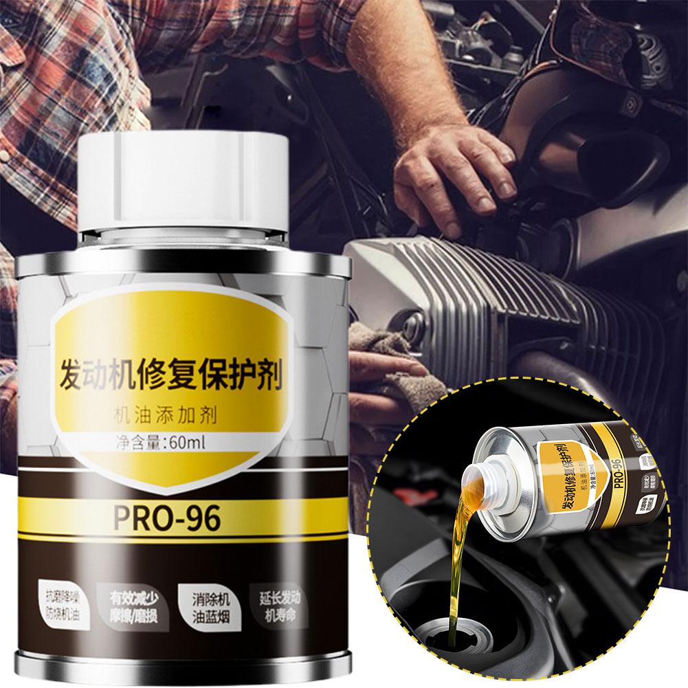 Engine Repair Additive 60ml Cars Engine Anti-Wear Protective Oil Safe Gentle Vehicle Care Cleaner Supplies for Sedans Trucks