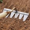 Мотыга-грабли из углеродистой стали, прополка, нержавеющая сталь, садовые пропольники, удаление сорняков с корнями, рыхлитель почвы, ручная прополка, удалитель, садовые инструменты
