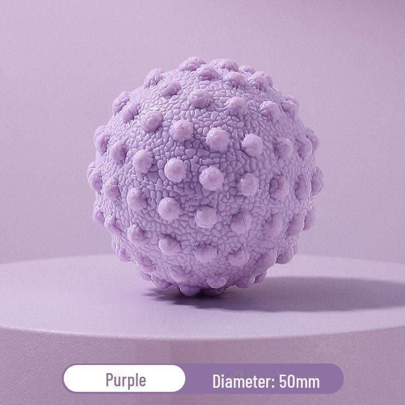 TPR Выпуклый точечный фасциальный мяч: 6-цветный мяч для йоги для расслабления плеч, шеи и мышц