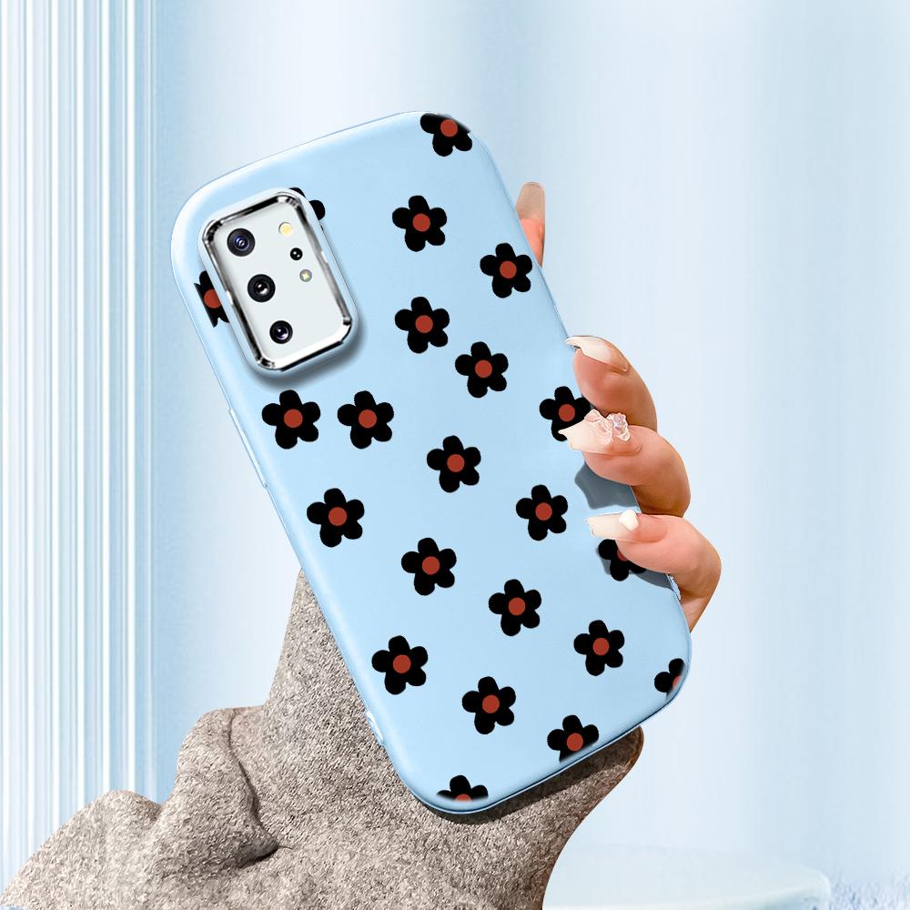 Сплошной цвет с серебряным краем линзы, жирный корпус, Мягкий ТПУ, жидкий силиконовый чехол, противоударный чехол для телефона для Xiaomi Redmi Samsung