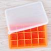 Platinum Grade Silicone Ice Tray with Lid - 15 Grid Baby Food and Ice Cube Mold