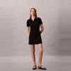 Calvin Klein Elegant Pattern Monogram Cotton Polo Dress Women Dresses 44D208G