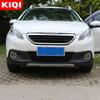 KIQI 2 шт./компл. ABS хром передние противотуманные фары крышка противотуманных фар рамка отделка блестками украшения для Peugeot 2008 2014-
