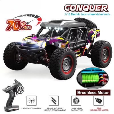 Новый мощный гоночный автомобиль 50/70 км/ч 4WD RC Car 4x4 внедорожный дрифт гоночный автомобиль 1:16 Бесщеточный RC грузовик электрический высокоскоростной дрифт автомобиль мальчик игрушка подарок