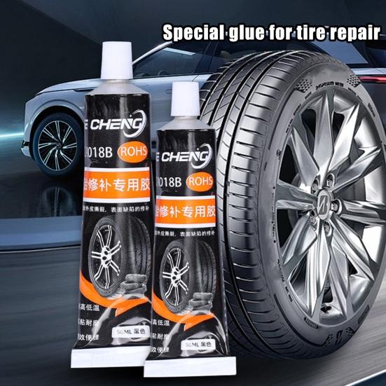 30/50ml Tire Repair Glue High Temperature Resistant Waterproof Tire Sidewall Repair Kit Rubber