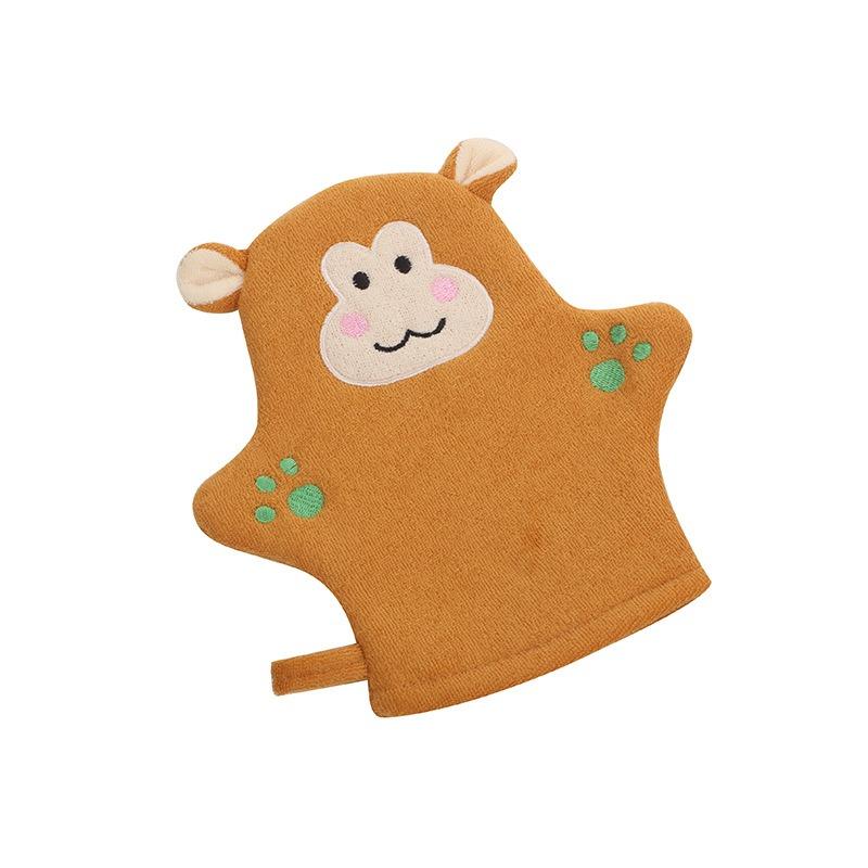 Мягкие детские банные полотенца, щетки, детские мультяшные животные, банные перчатки, полотенце для детской ванны, чистое, мытье, массаж, душ